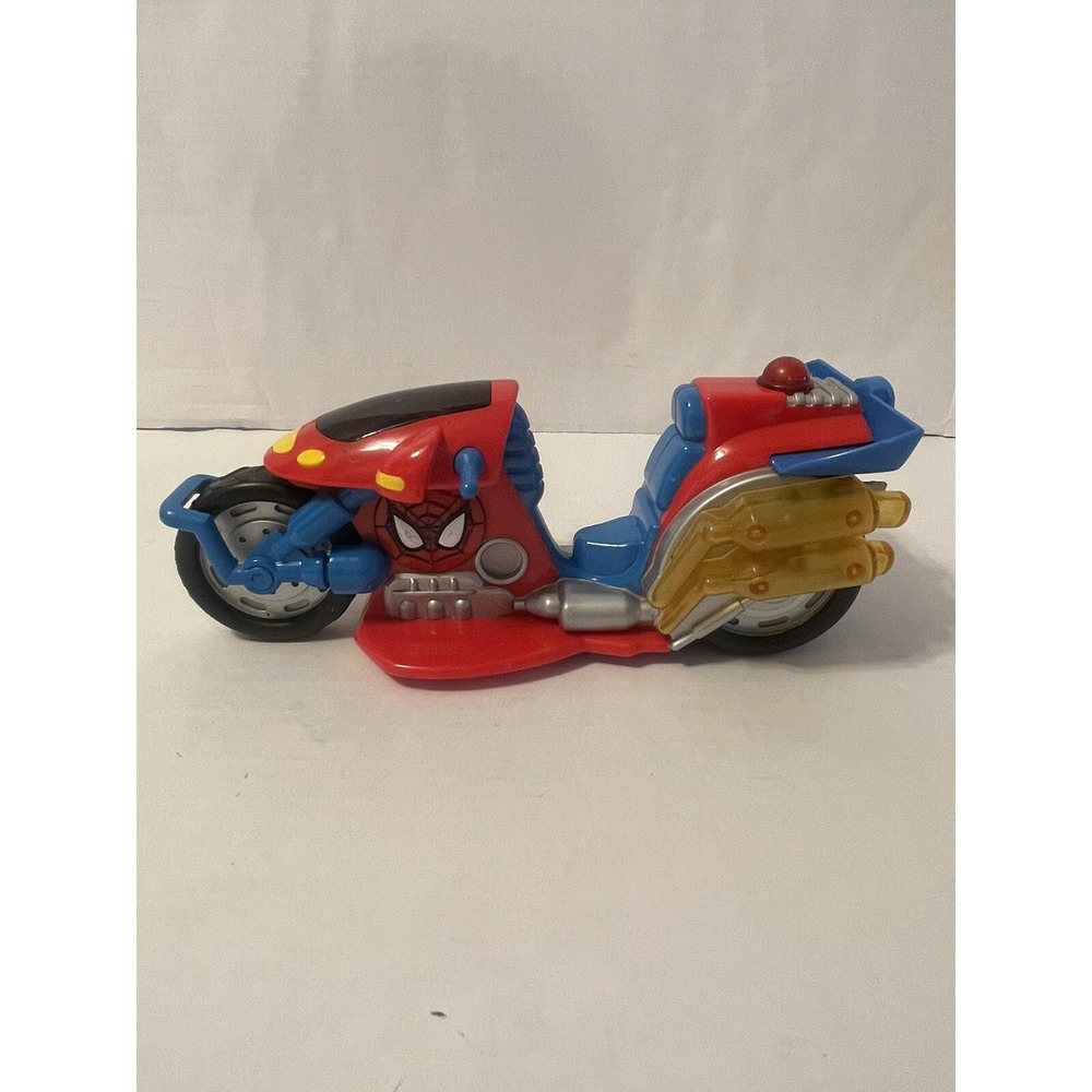 Spiderman-& Friends-Web Cycle Racer Playwell-2002 lights an sound